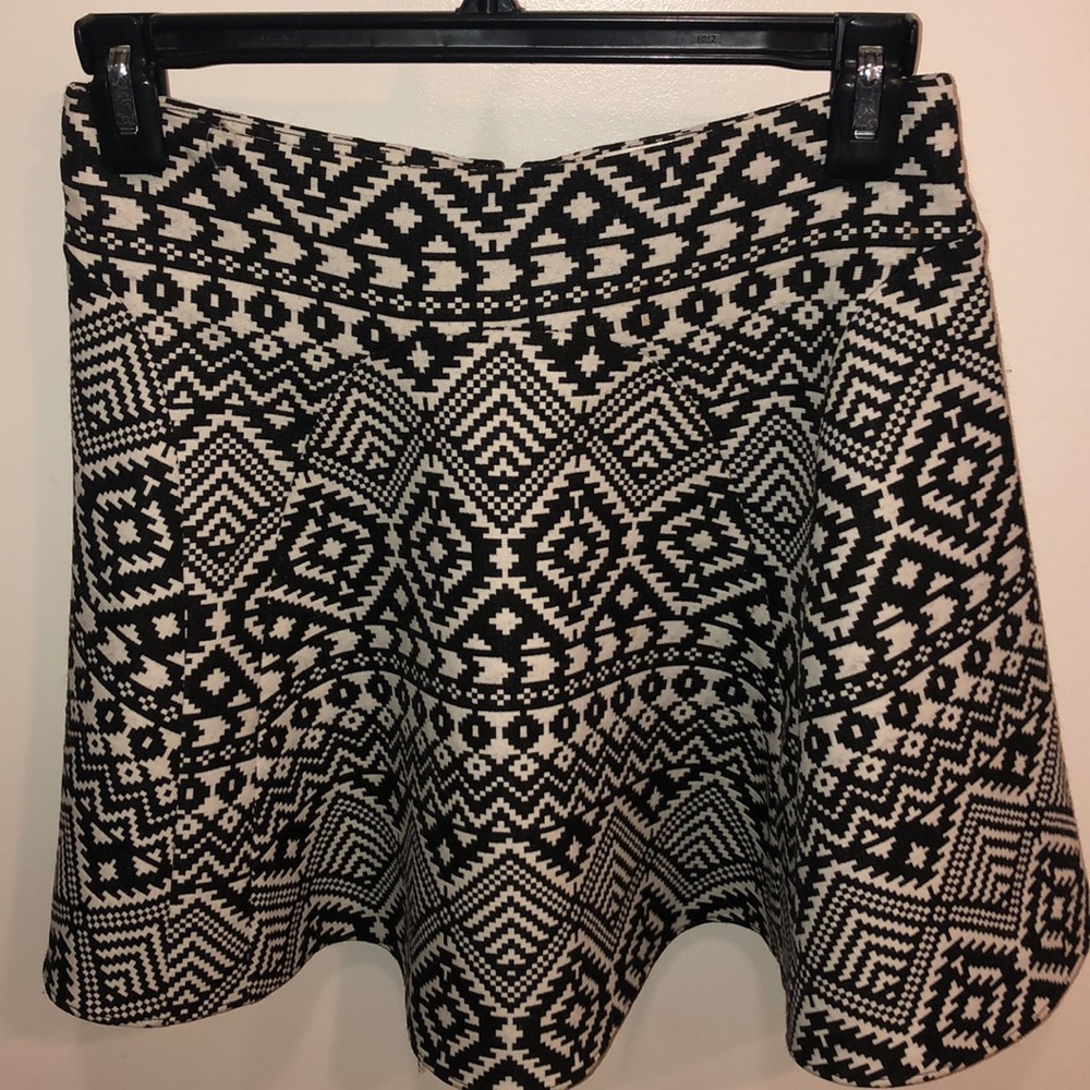 Parker printed skater flare skirt sz 2